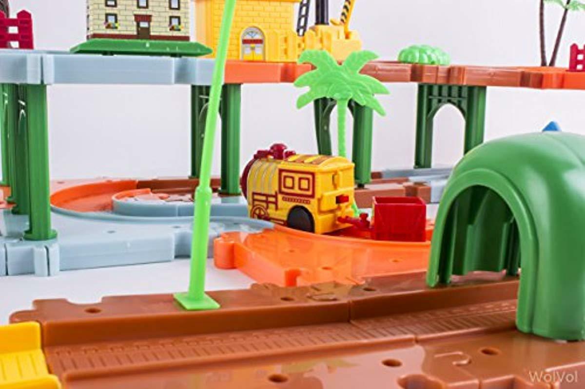 wolvol big train tracks set