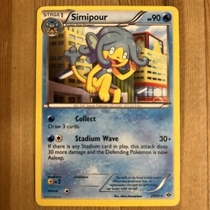 Pokemon TCG Simipour 29/99 Rare BW Next Destinies VLP/NM