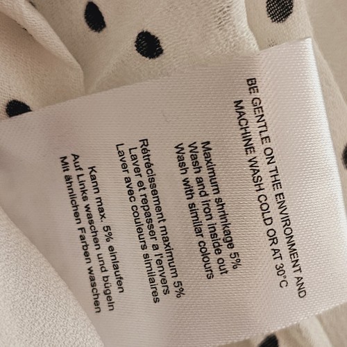 NEW Ganni Rometty ruffle dress white size FR 36 (S) georgette BNWT $275 - Picture 12 of 16