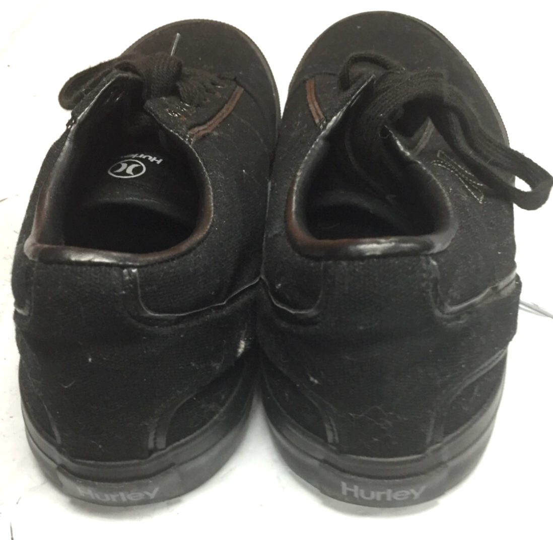 SAOLA Scarpe sneakers stringate Hurley uomo ARLO LACE in tela nere TAGLIA 11