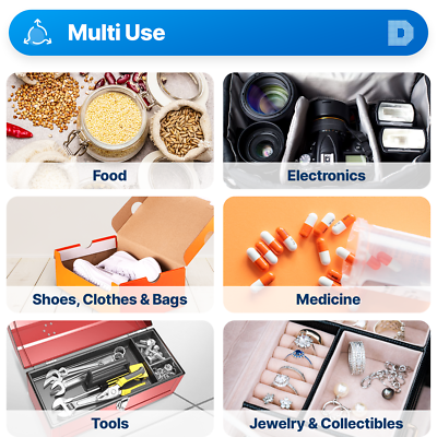 Sacchetti Anti Umidit&agrave; Gel Di Silice Puro Dry &amp; Dry - Confezione