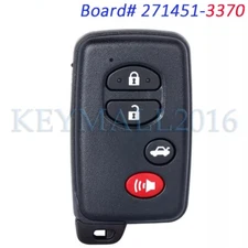 271451-3370 Keyless Remote Key Fob for Toyota Avalon Camry Corolla HYQ14AAB