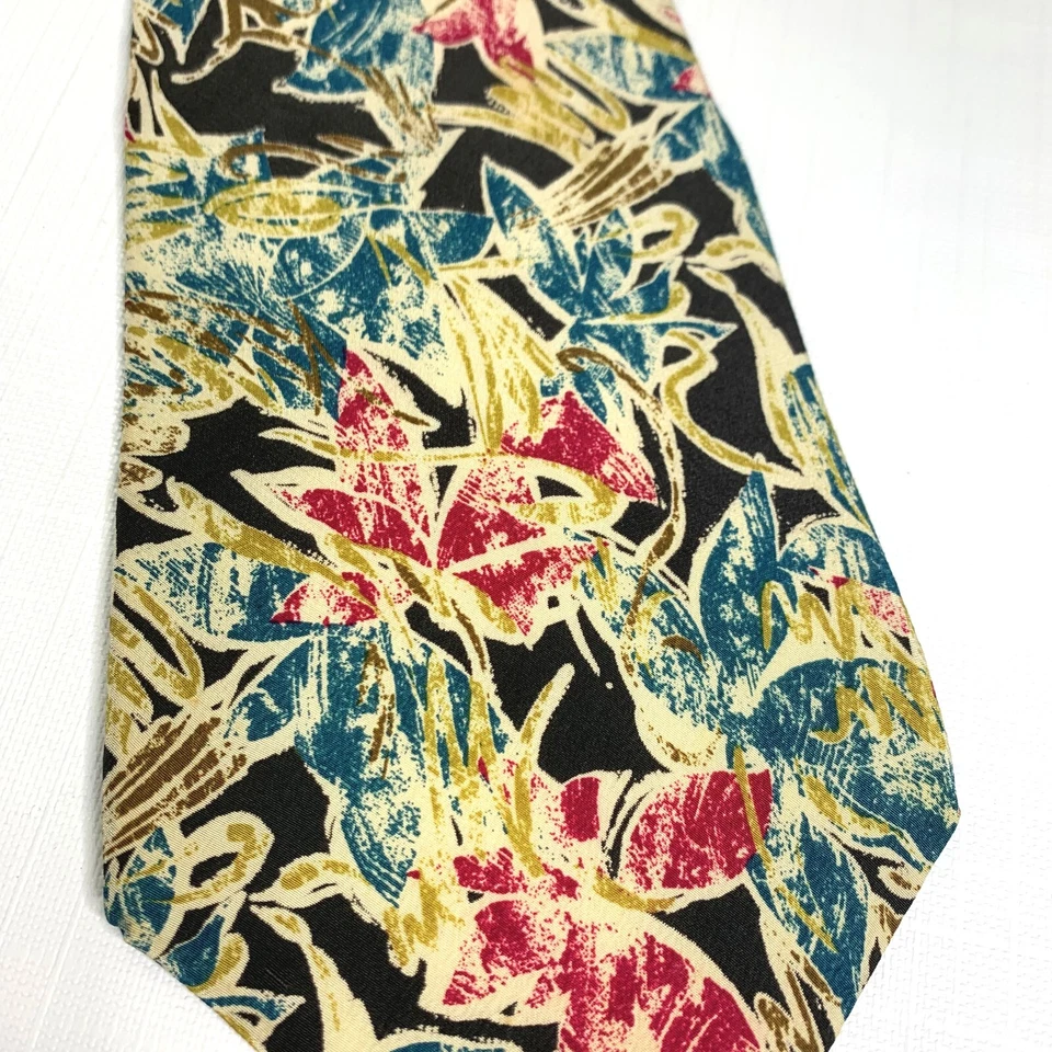 Corbata de Seda Chaps Ralph Lauren Para Hombres Hecha en EE. UU. Negocios Formal Trabajo Preppy De Colección Foto 2 de 4