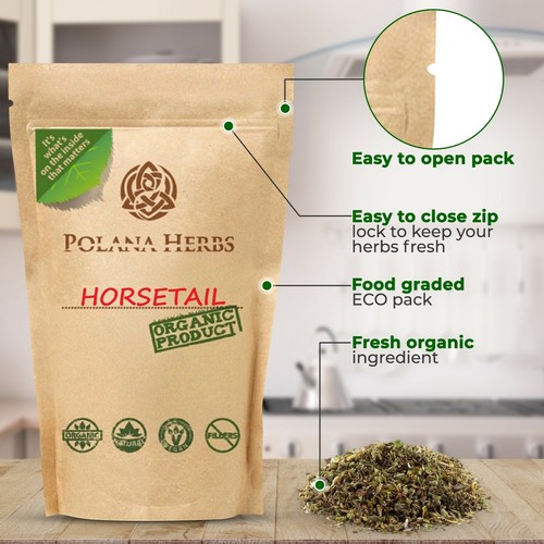 Horsetail Organic Loose Herbal Tea natural silica, healthy hair, nails, skin - Picture 3 of 8