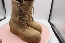 MENS  COMBAT BOOTS COYOTE TAN LACE UP  Size 5R