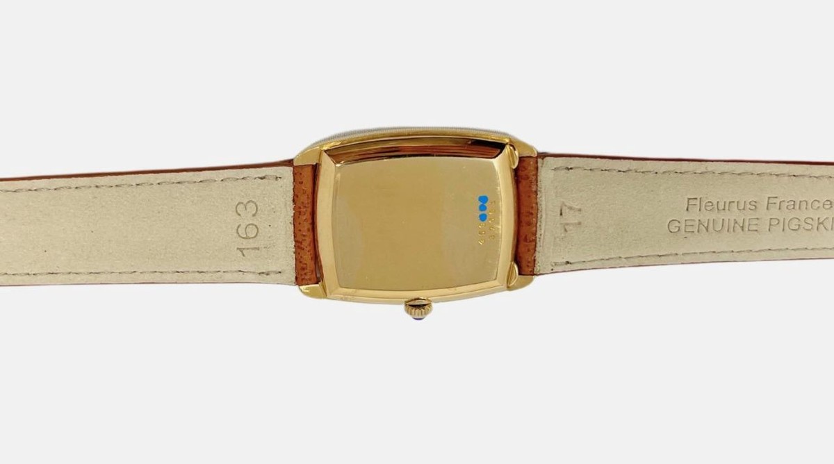 Baume & Mercier アンティーク ブラウン革ベルト 腕時計 Baume & Mercier アンティーク ブラウン革ベルト 腕時計