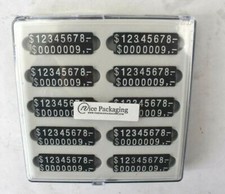 Jewelry Pricing Cube Angled Set Small Angled Pricing Block Kit w 200 Piece Total