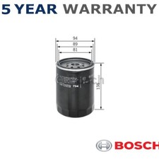 Filtro de aceite Bosch para Chevrolet Blazer S10 Camaro Corvette Opel Diplomat