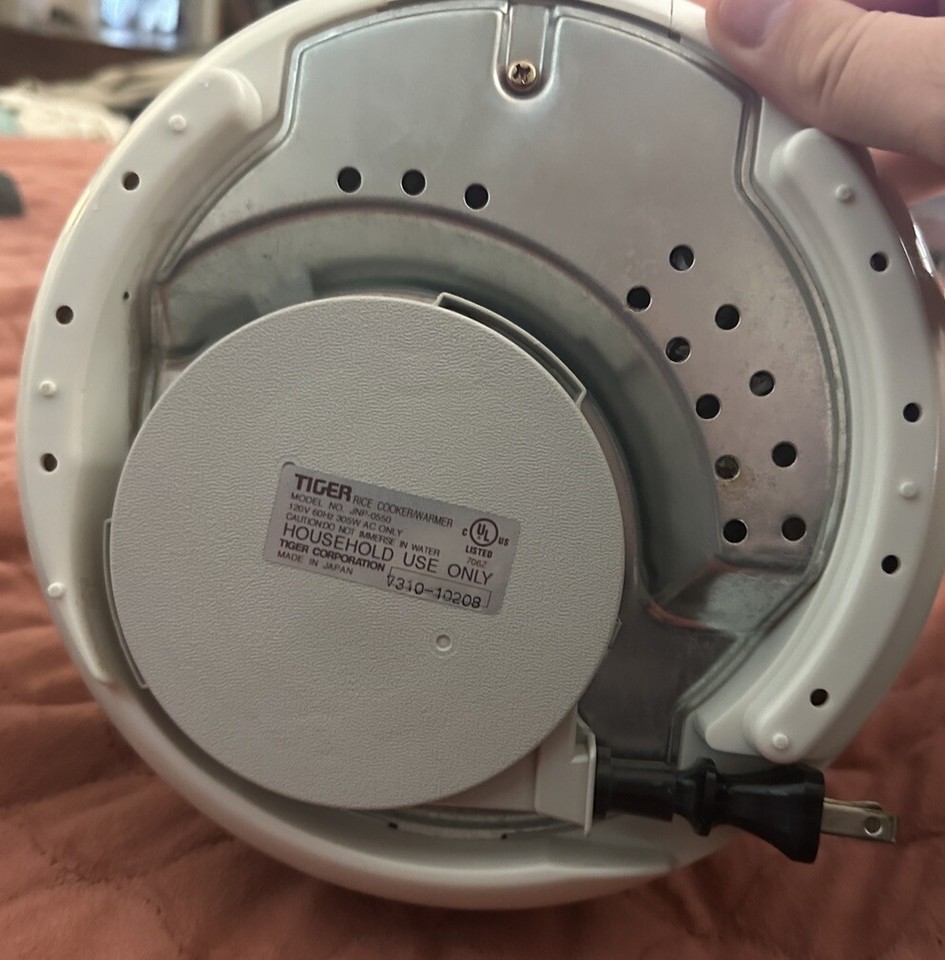 TIGER JNP0550 3CUP (UNCOOKED) RICE COOKER AND WARMER 785830023831 eBay