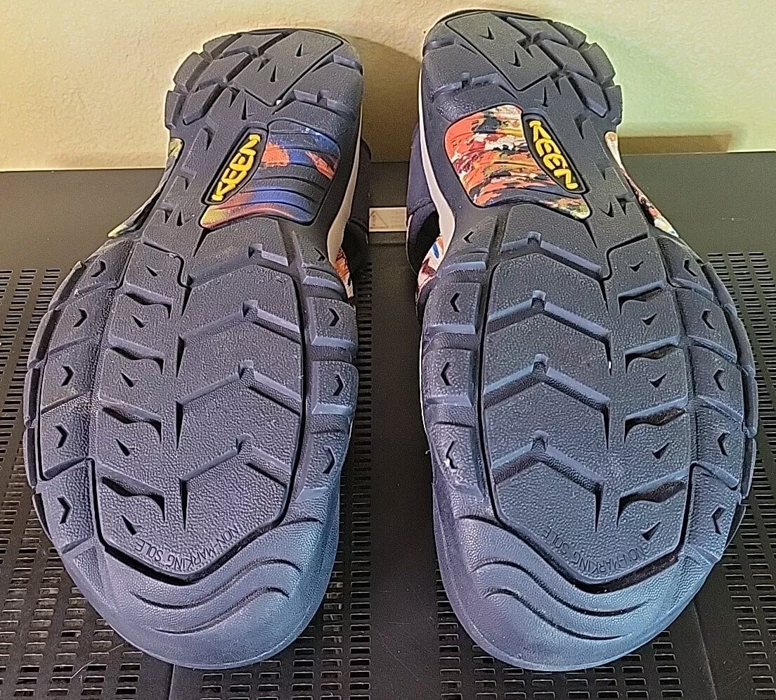 Keen Newport Retro 1026348 Sandali da Escursionismo Uomo Groovy Arancione Blu Impermeabili