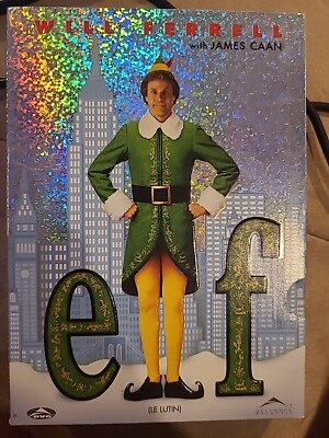 ELF   ( DVD, 2004, 2-Disc Set, Widescreen )    James Caan   Will Ferrell