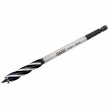 Image of Draper 4 FLUTED AUGER BIT 10MM 35087 4 Fluted Auger Bits, 165mm