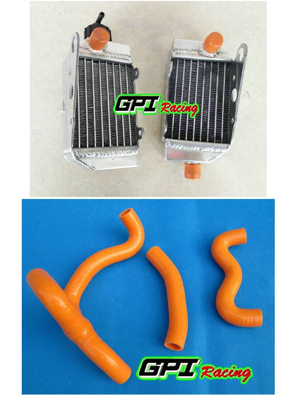Radiador y manguera de aluminio KTM 50 SX/SXS MINI 50cc/49cc 2012-2016 2015 14 Foto 3 de 4