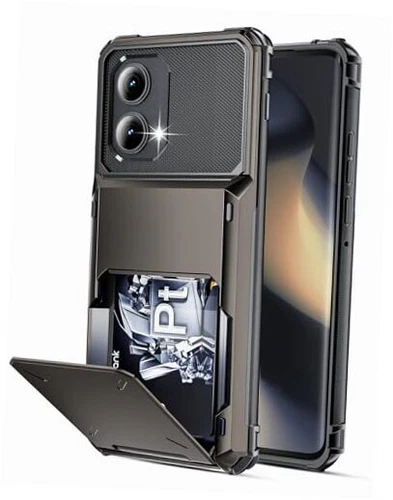For Motorola Edge (2024) Luxury Shockproof Card Holder Wallet Slim Case Cover - Zdjęcie 2 z 19