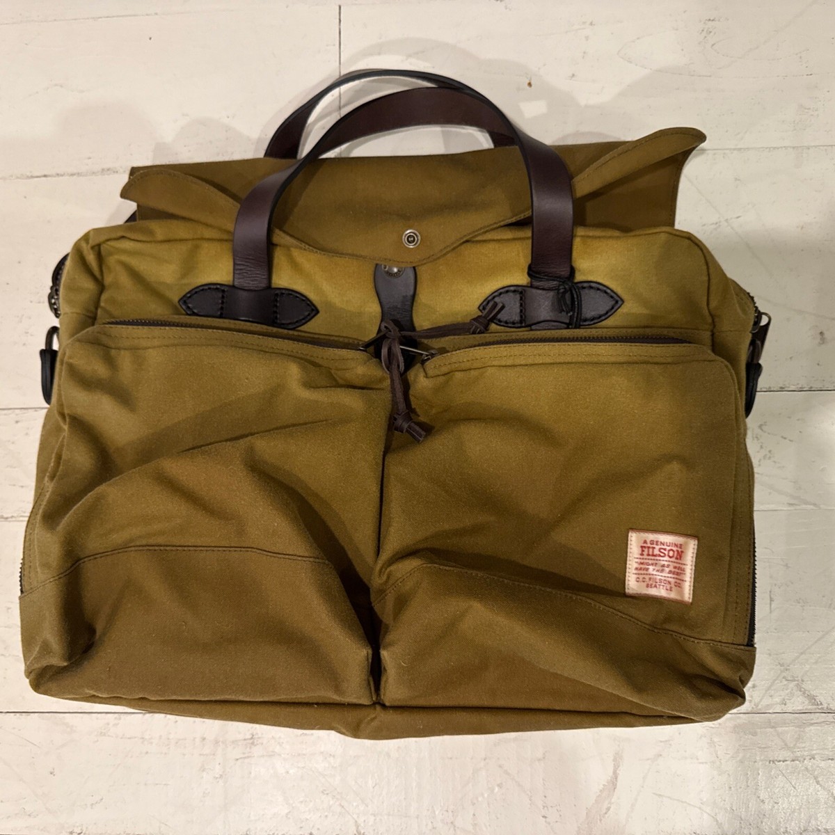 Filson 24 Hour Tin Cloth Briefcase | eBay Filson 24 Hour Tin Cloth Briefcase | eBay