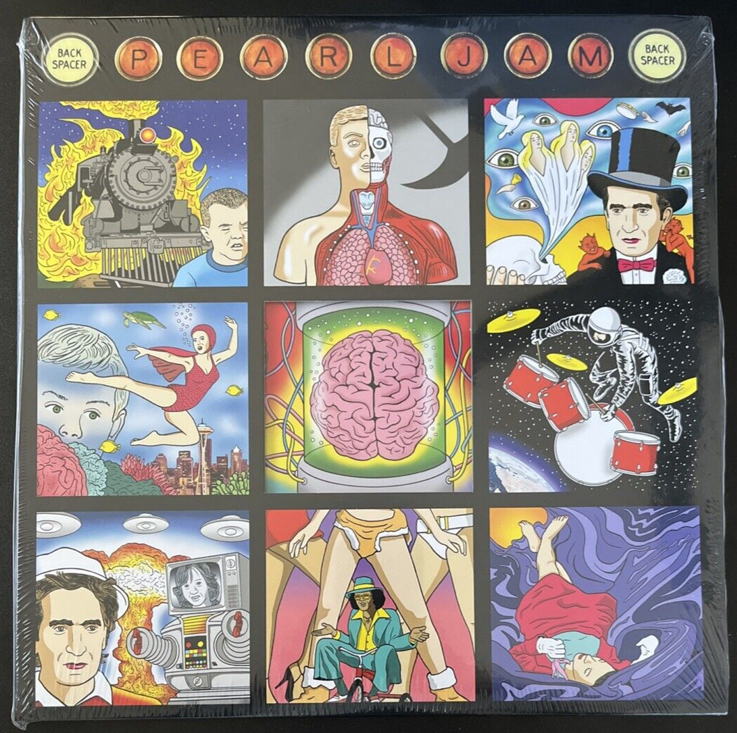 ВИНИЛОВАЯ ПЛАСТИНКА PEARL JAM BACKSPACER, ВЫРЕЗАННАЯ ИЗ ПРЕСС-ФОРМЫ, 180 Г + БУКЛЕТ С ЗАПЕЧАТАННЫМ МЯТНЫМ ВКУСОМ