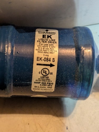 Emerson Liquid Line Filter Drier EK-084S Screw 12mm Coolant Drying Filter - Picture 2 of 3
