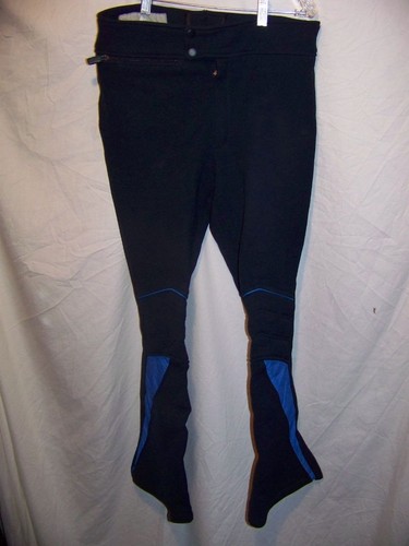 Vintage Snowy Mountain Stretch Ski 