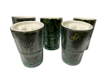 5x Bacardi Rum Longdrink Gl&auml;ser Gr&uuml;n Cocktails Fledermaus Logo NEU Trinken Bar