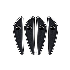 4 Stück Schwarz Auto Tür & Spiegel Anti-Kratz Schutz, PVC, Reflektierende Option