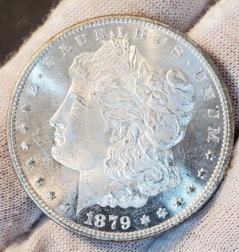 * 1879 S * BU MS++ TONED REVERSE HIGH GRADE GEM!! PQ MORGAN SILVER DOLLAR #Q36