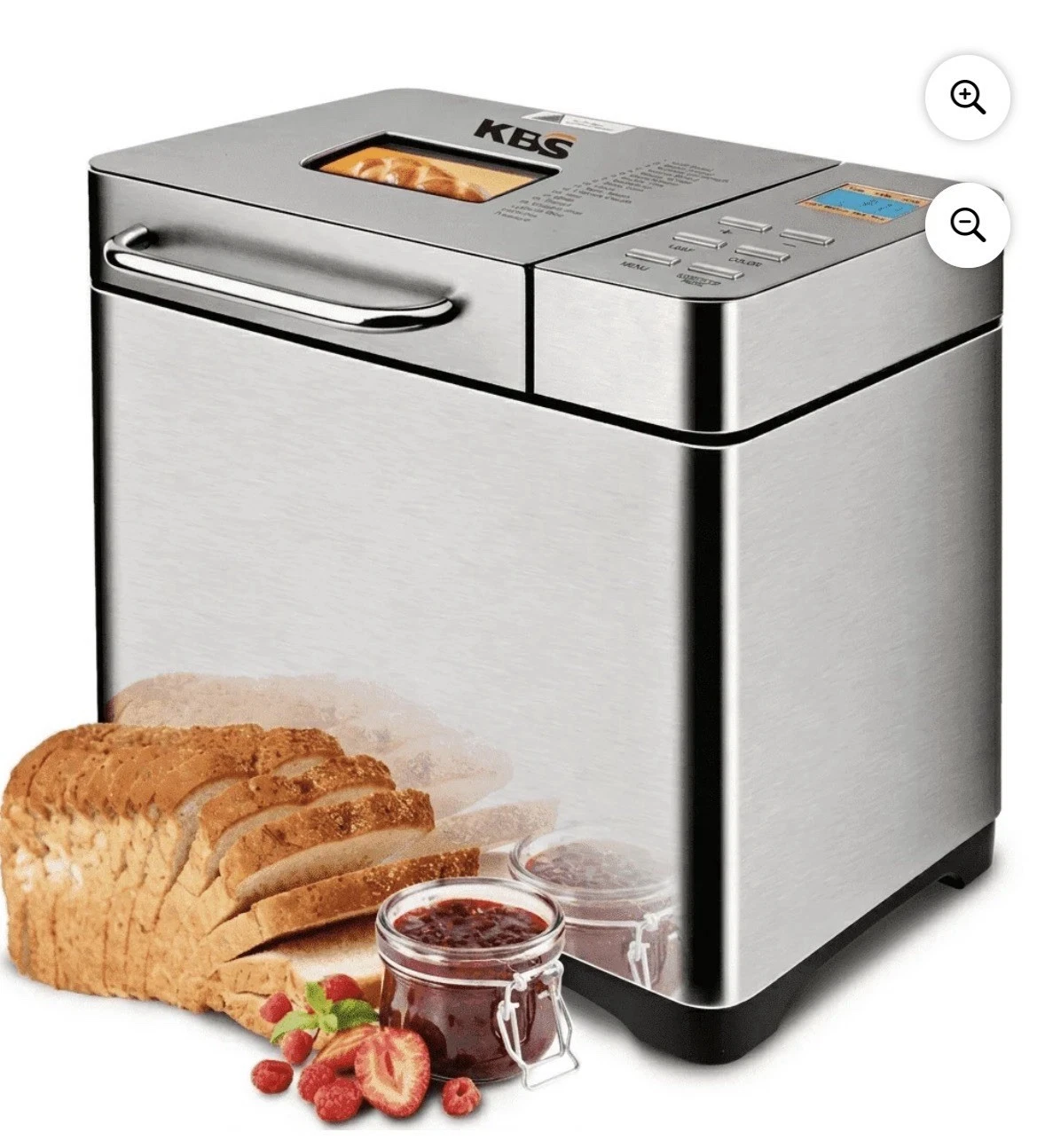 KBS 19-in-1 Programmable Bread Maker,2LB Large Bread Machine 650 W
Opens in a new window or tab