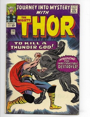 Journey Into Mystery 118 1965 Marvel Comics VG+ 4.5 1st App Destroyer Loki Thor
