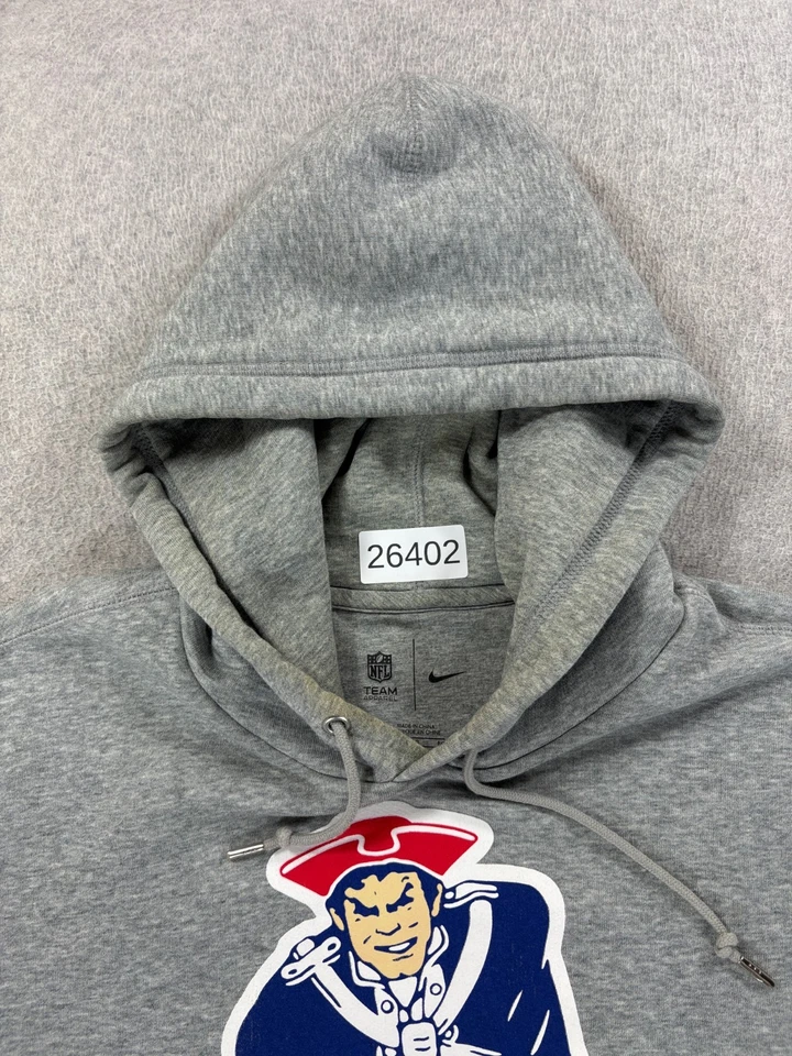 Sudadera con Capucha New England Patriots Nike Vintage Años 90 Logo Stadium (Hombre XL) Foto 4 de 4