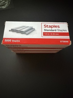 STAPLES Standard Staples 1/4 15,000 COUNT