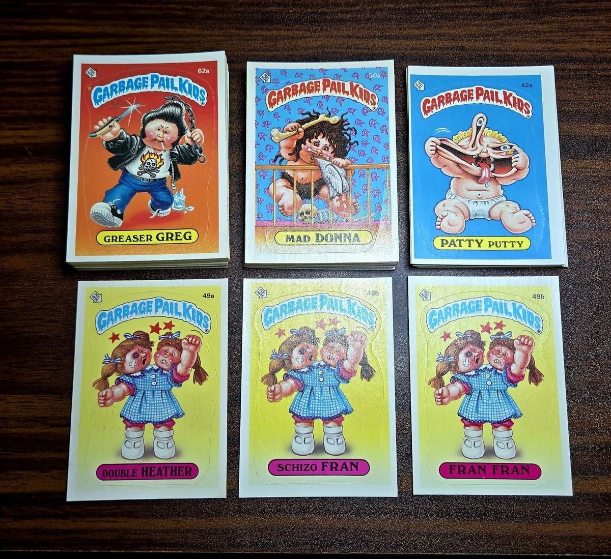 25+ Garbage Pail Kids Collectable Trading Card Singles Puzzle for