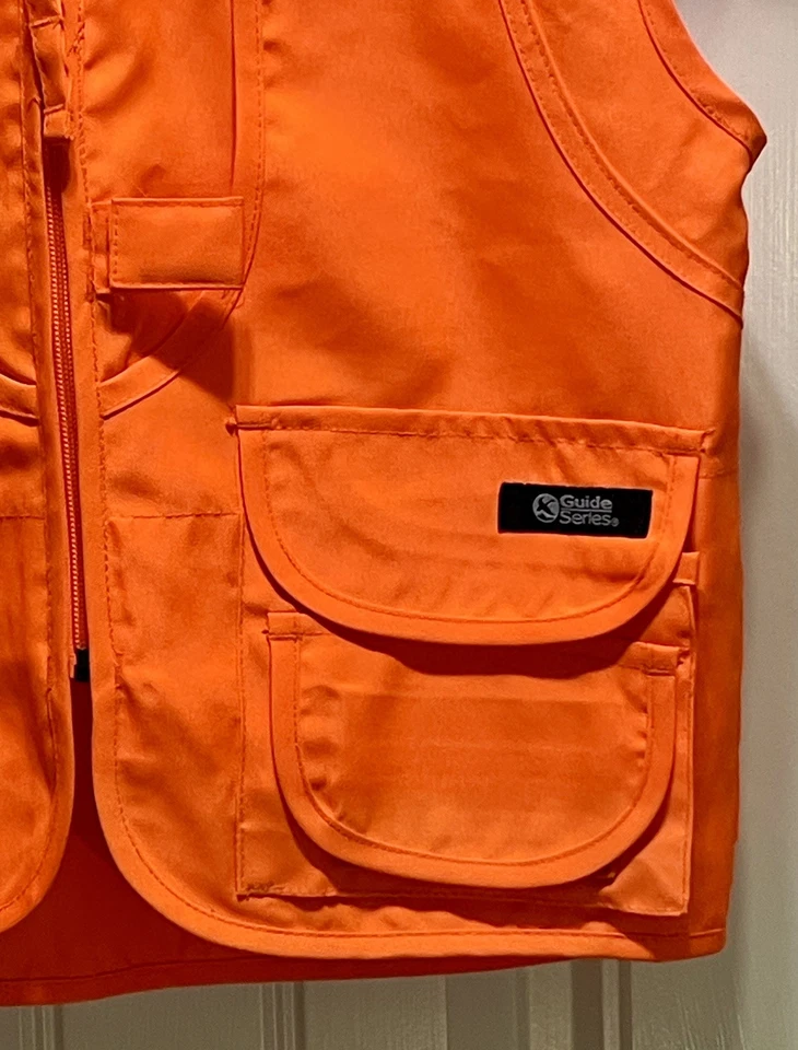 Gander Mountain Hunting Shooting Vest Mens Sz Large Guide Series High Visibility - Image 2 of 4