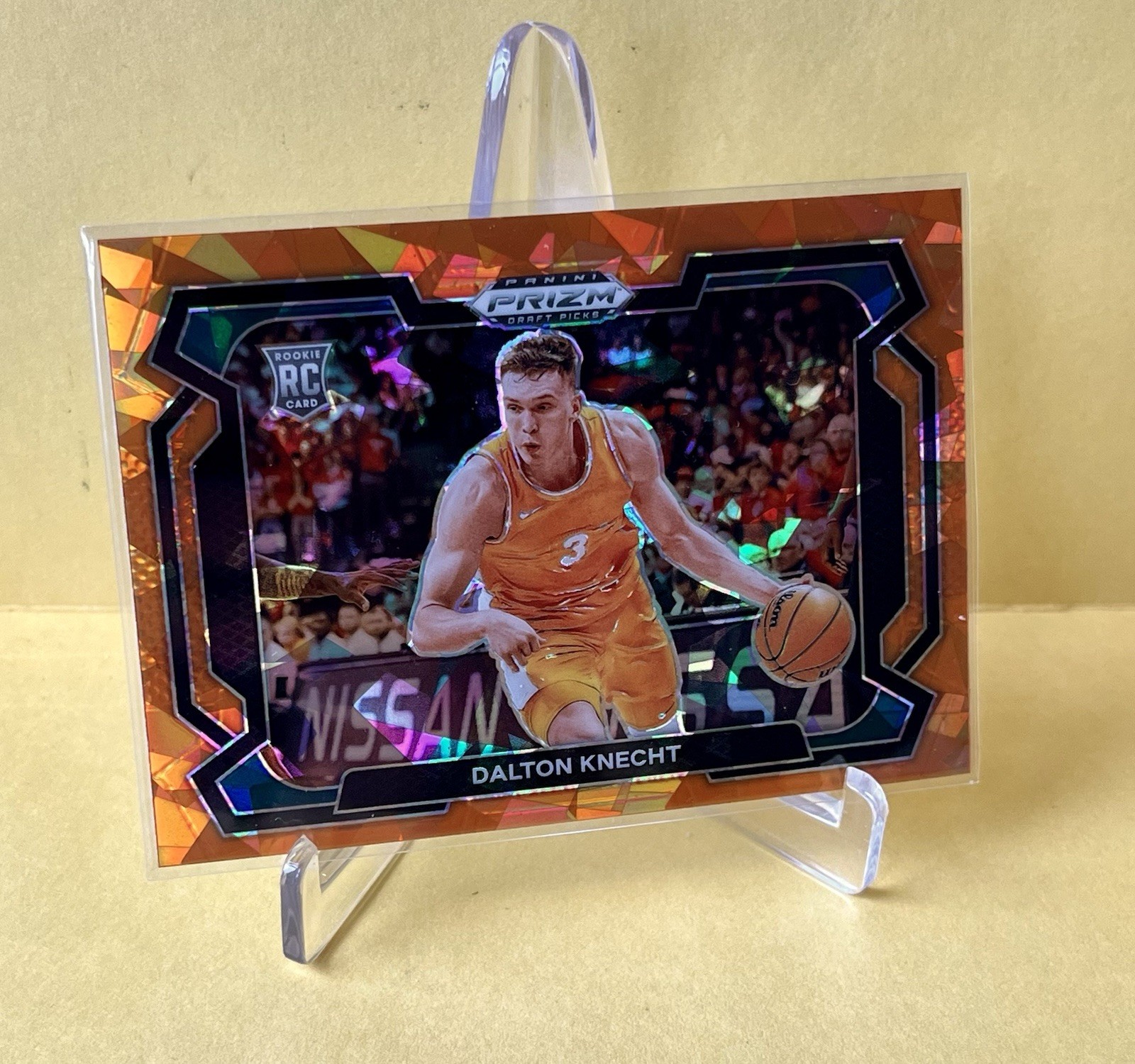 2024 Panini Prizm Draft Picks Orange Ice Variation Dalton Knecht #50 RC Tenn Vol