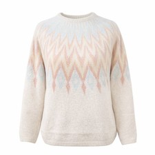 Bartolini Italy Mohair Alpaca Blend Sweater M Pastel Soft Fuzzy