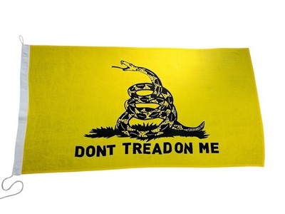 DONT TREAD ON ME Tea Party Flag 3 x 5 - Cotton