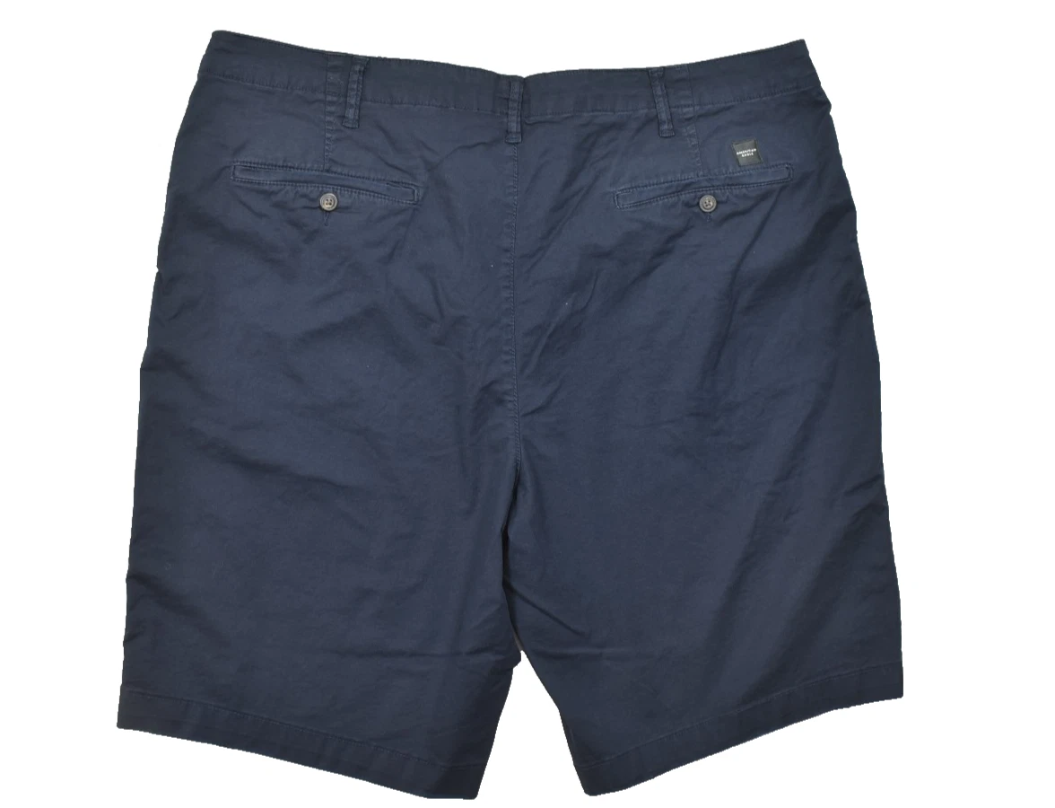 Short Chino American Eagle Homme - Taille 33, Navy à Carreaux, 100% Coton | Occasion Très Bon état