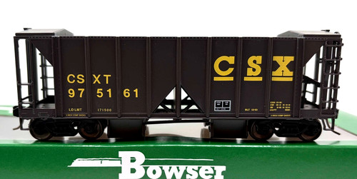 HO BOWSER 42800 70 TONELADAS COCHE DE LASTRE CON CARGA CSX CSXT # 975161 | Zustand: New