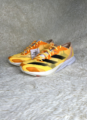 NEW Adidas Adizero Adios 8 M | Spark Yellow-Orange | Mens 9.5 US