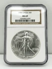 1986 $1 American Eagle NGC MS69 1 oz .999 Fine Silver US Bullion Coin