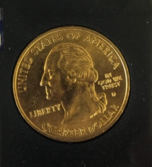 ❅Gold Edtn❅ 2000-D Quarter Set ~MA MD SC NH VA~ Die Strike Mint Errors ☆SONOMA☆ - Image 4 of 4