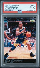 1992 UPPER DECK ALL-NBA TEAM #AN7 TIM HARDAWAY PSA 6