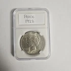 1922 Peace Dollar $1 Silver Coin Circulated Business Strike Uncertified