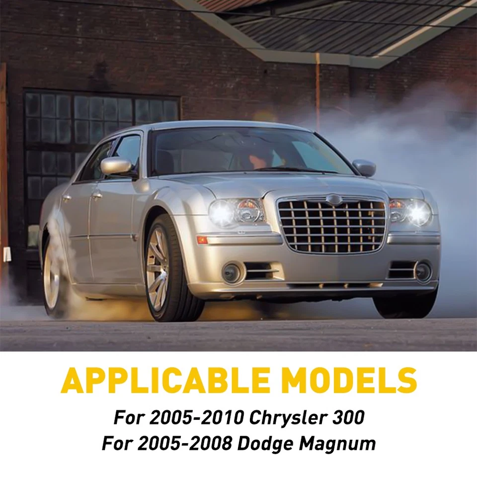 Juego de 1/2 molduras de poste de pilar de puerta para Chrysler 300 300C/ Magnum Car Trim A 2005-2010 Foto 3 de 4