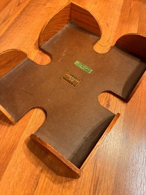 vtg MCM Globe Wernicke Accesso wood tray 10x15 Deckers Inc Office Outfitters