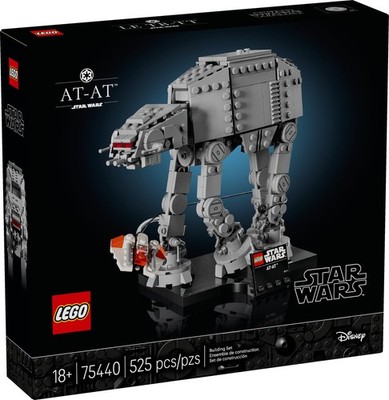 LEGO Star Wars AT-AT Walker Building Set, Mid-Scale Model with 525 Pieces,