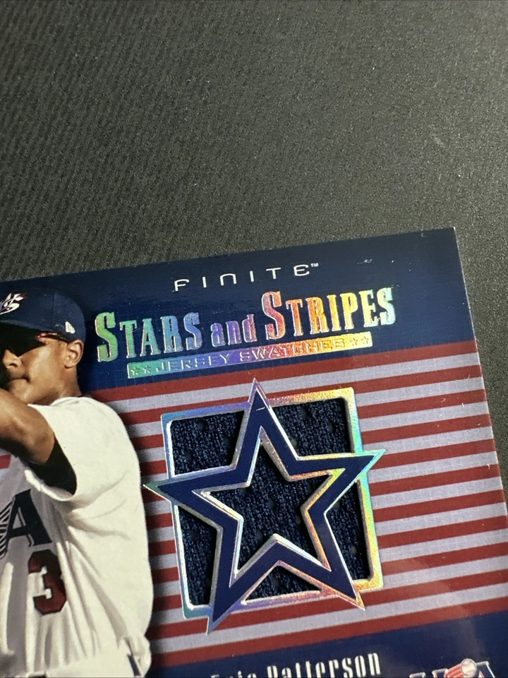 2003 Upper Deck Finite Stars And Stripes Jersey #USA-J15 Eric Patterson - Image 3 of 4