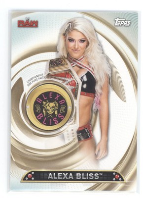 2019 Topps WWE Women's Division Alexa Bliss #PC-AB 183/199 Championship Patch