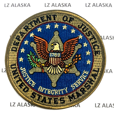 MARSHAL (USMS) LOGO SEAL 4'' PATCH (PD3) GREEN COLOR