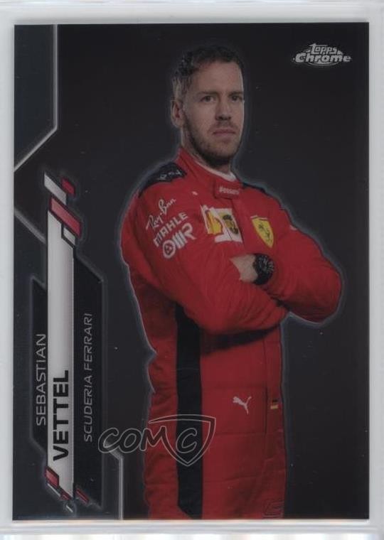 2020 Topps Chrome Formula 1 F1 Racers Sebastian Vettel #3 16c2