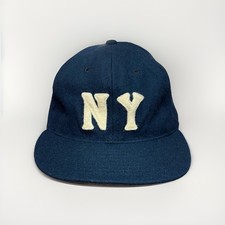 Ebbets Field Flannels New York Knickerbockers Yankees 1912 Wool  Cap Strapback