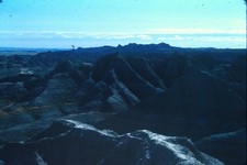 1950s Ektachrome 35mm Slide Badlands National Park, South Dakota Badlands